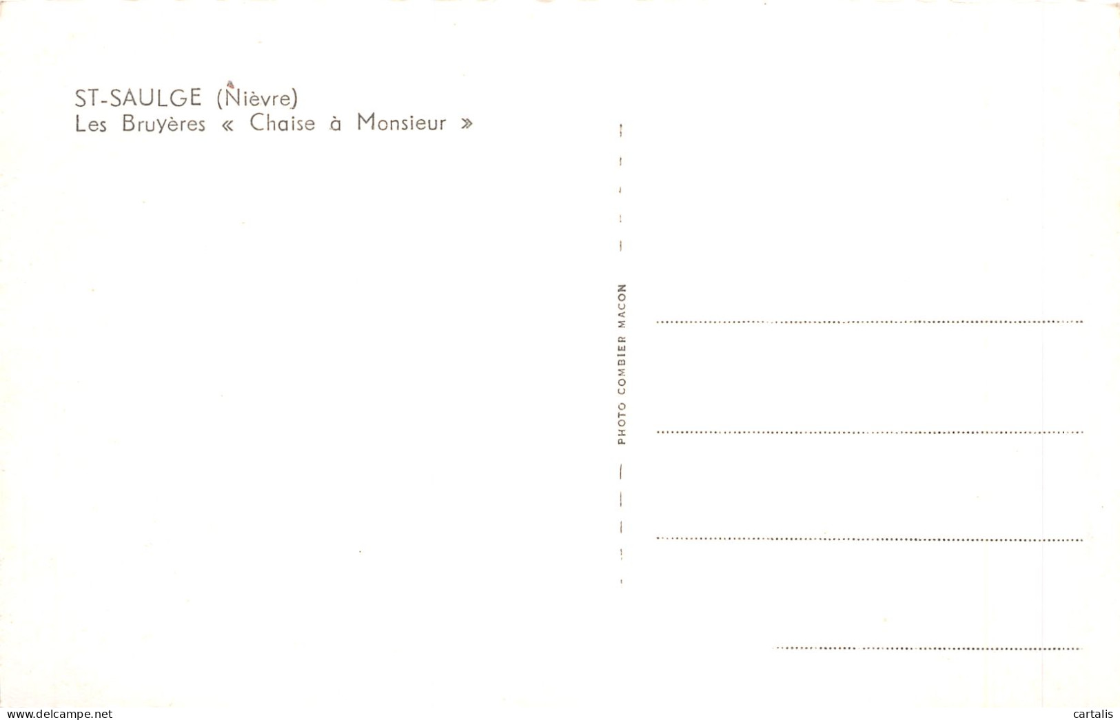 58-SAINT SAULGE-N°4192-C/0351 - Other & Unclassified