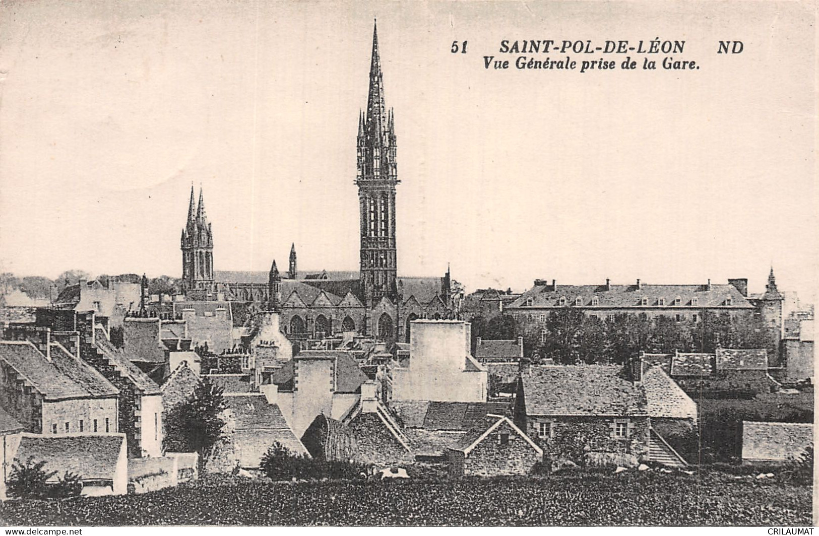 29-SAINT POL DE LEON-N°5140-E/0261 - Saint-Pol-de-Léon