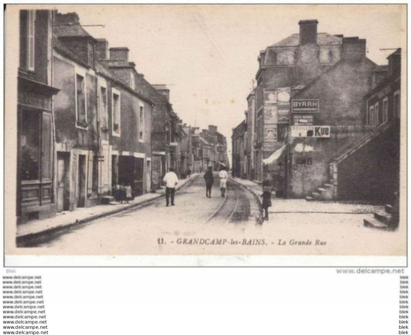 14.  Calvados  . Grandcamp Les Bains : La Grande Rue . - Other & Unclassified