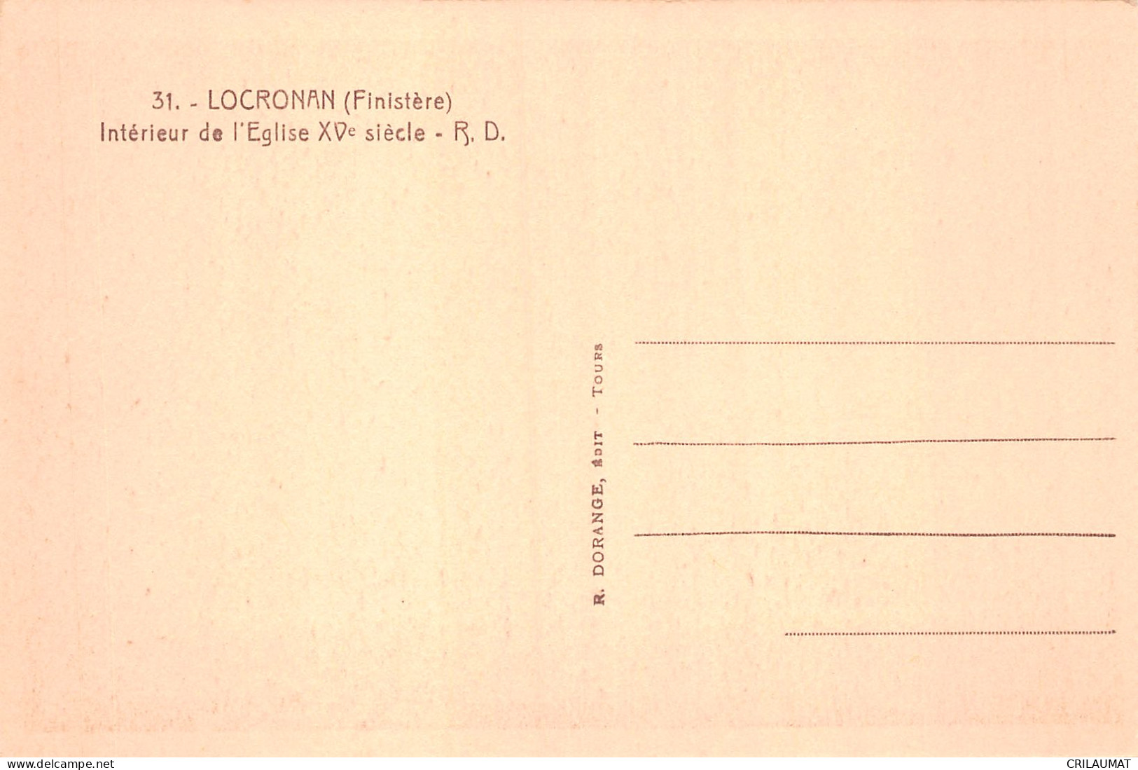 29-LOCRONAN-N°5140-E/0065 - Locronan