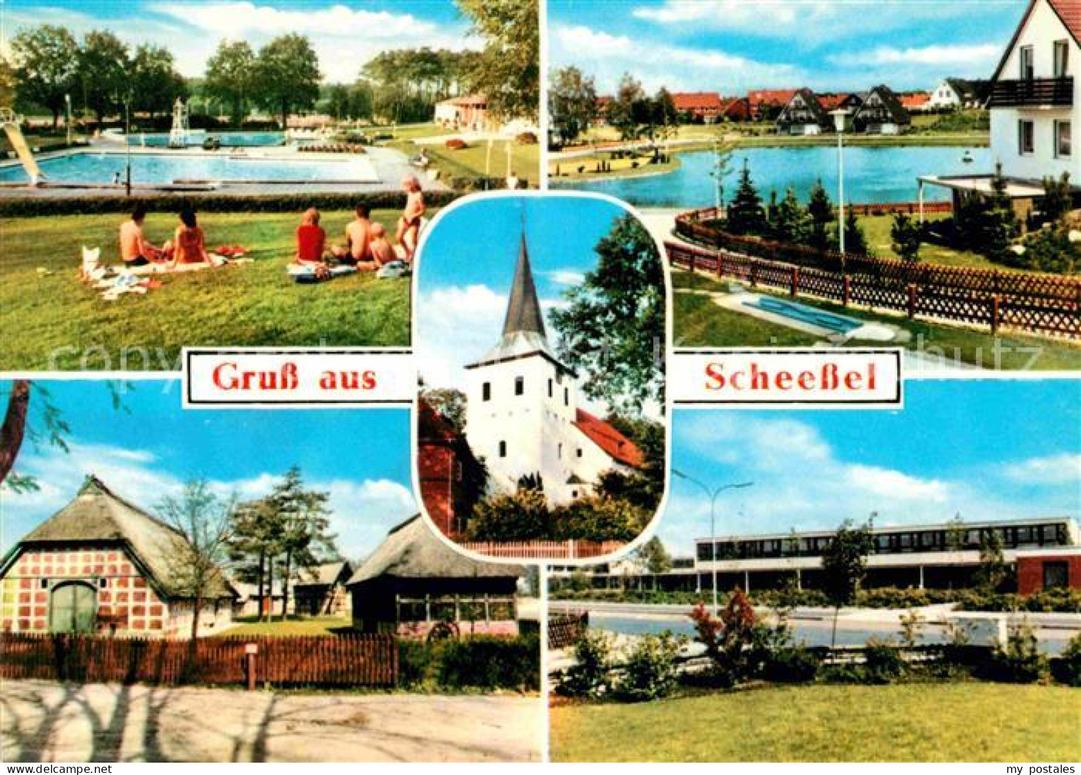 72729076 Scheessel Freibad Teich Teilansicht  Scheessel - Sonstige & Ohne Zuordnung