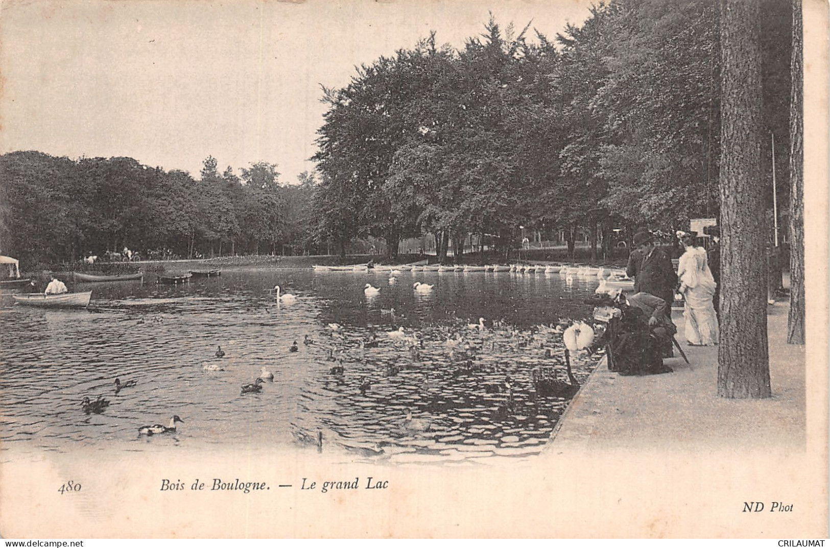 75-PARIS BOIS DE BOULOGNE-N°5140-D/0035 - Parks, Gärten