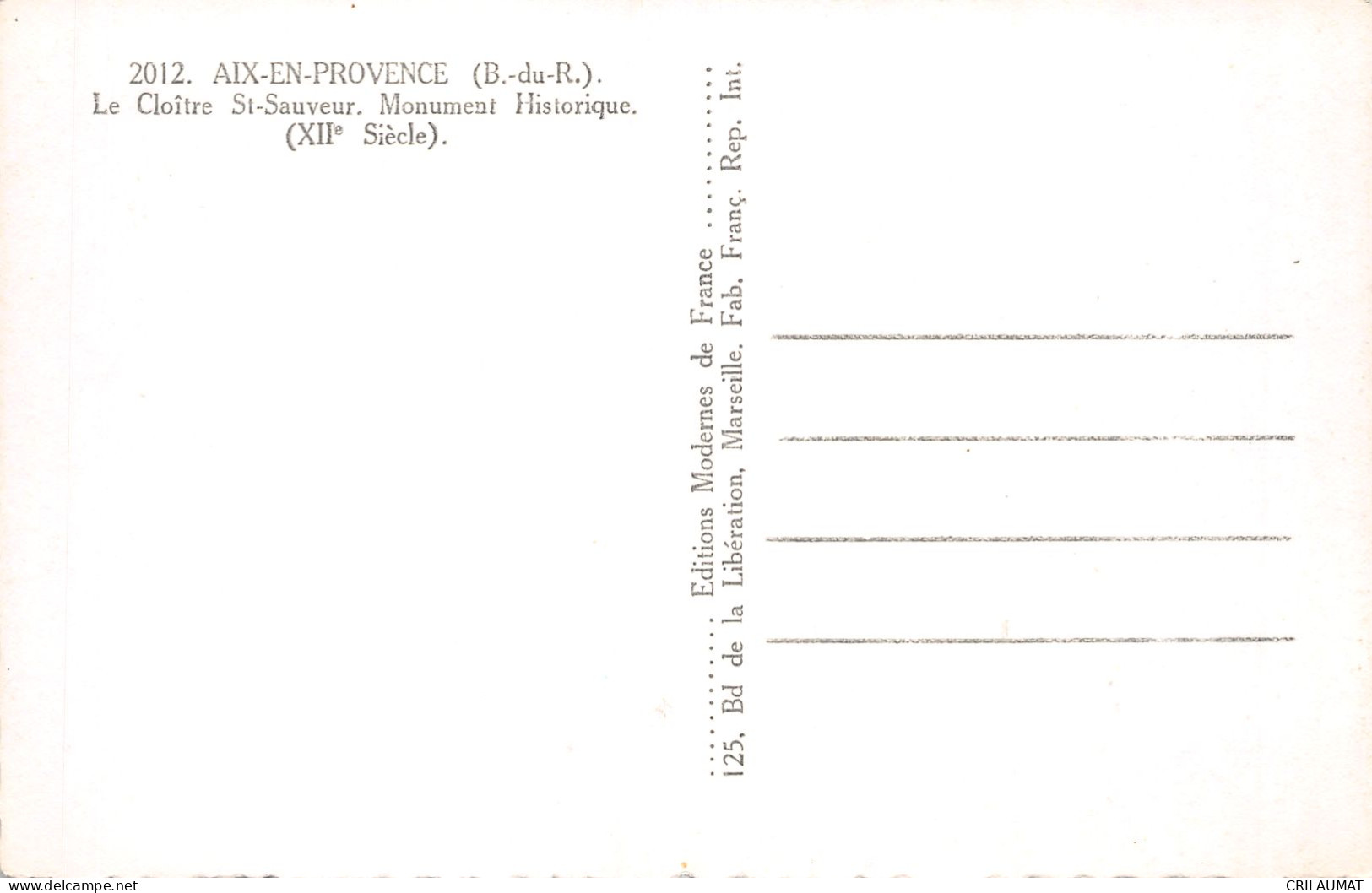 13-AIX EN PROVENCE-N°5140-C/0301 - Aix En Provence