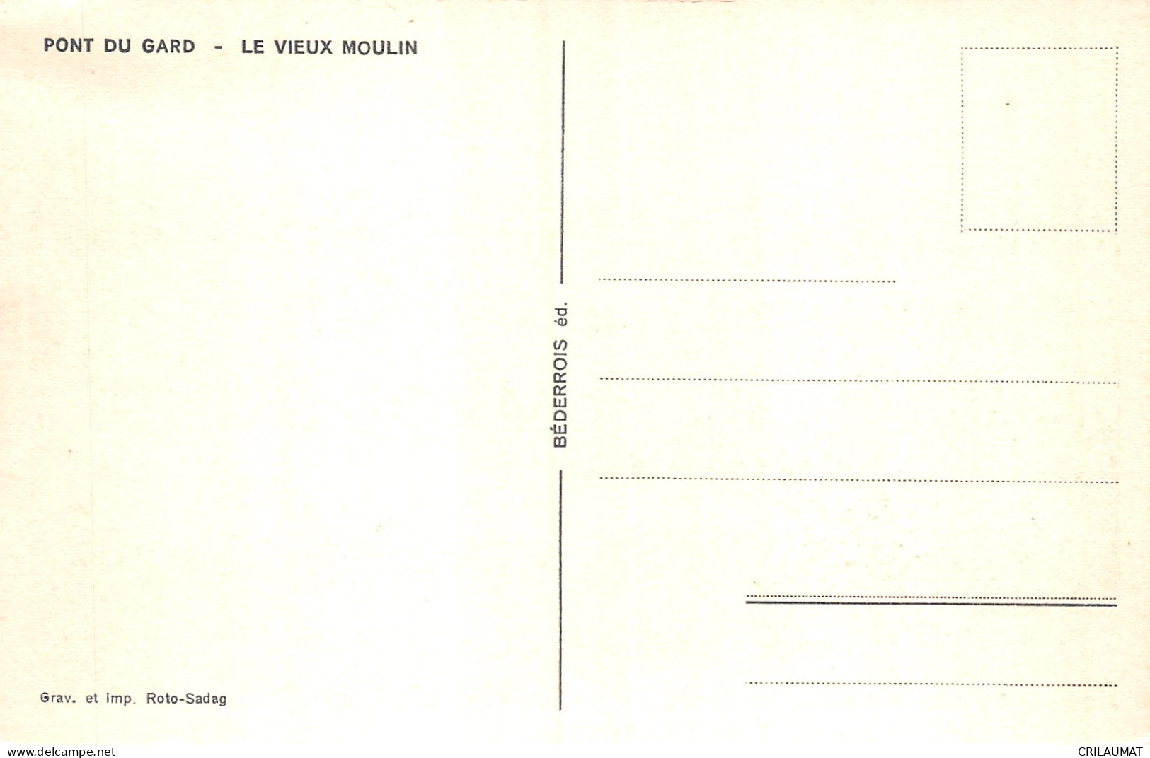 30-PONT DU GARD-N°5140-C/0105 - Autres & Non Classés