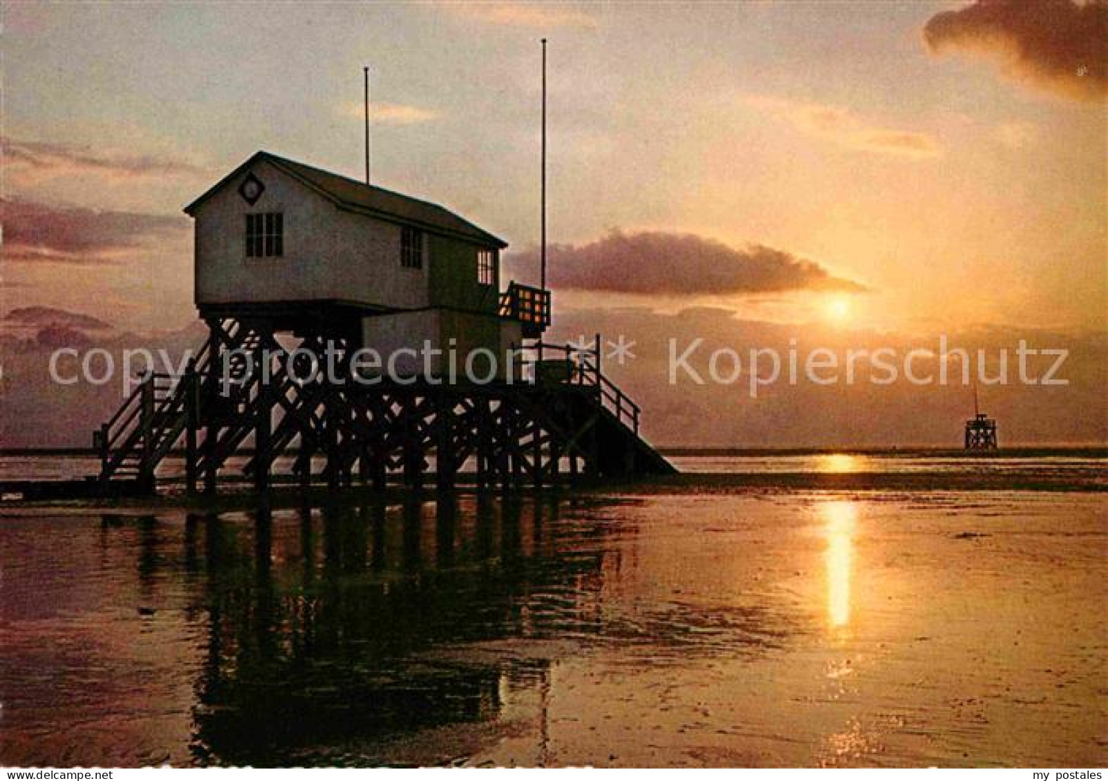 72729006 St Peter-Ording Abendstimmung Sankt Peter-Ording - St. Peter-Ording