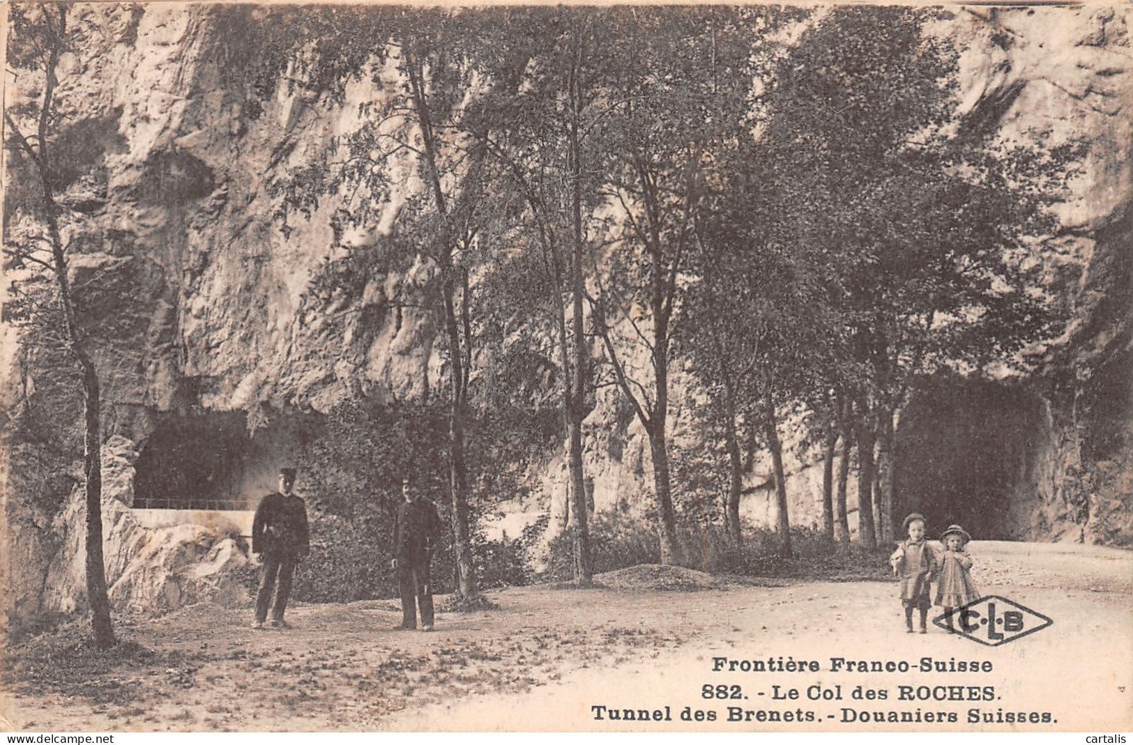 ET-SUISSE COL DES ROCHES-N°4192-G/0215 - Other & Unclassified