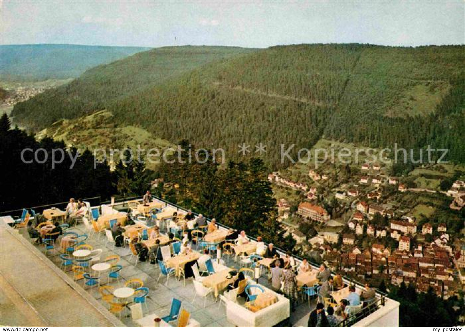 72728976 Bad Wildbad Blick Von Der Terrasse Des Sommerberghotels Bad Wildbad - Sonstige & Ohne Zuordnung