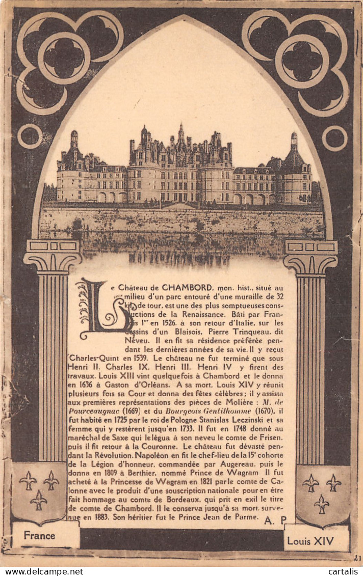 41-CHAMBORD-N°4192-G/0005 - Chambord