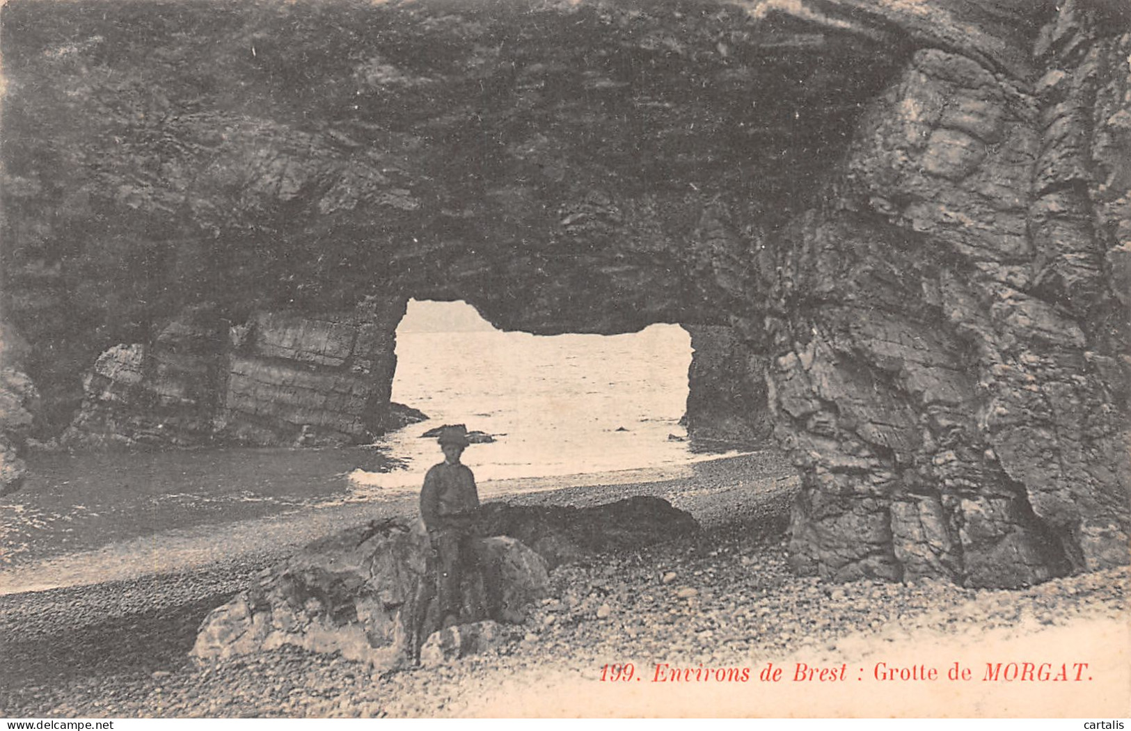 29-CROZON GROTTE DE MORGAT-N°4192-F/0129 - Crozon