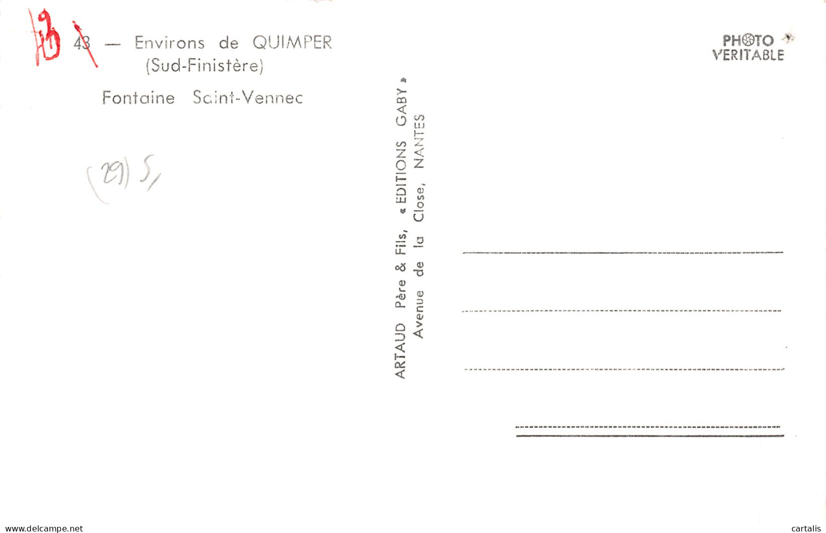 29-QUIMPER-N°4192-F/0107 - Quimper