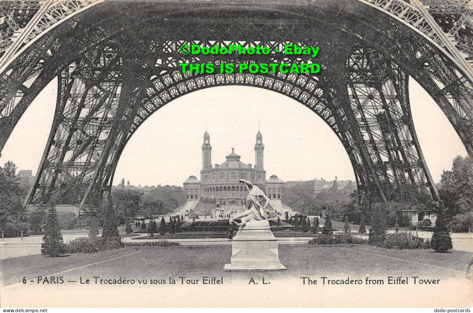 R416879 6. Paris. Le Trocadero Vu Sous La Tour Eiffel. A. L. The Trocadero From - World