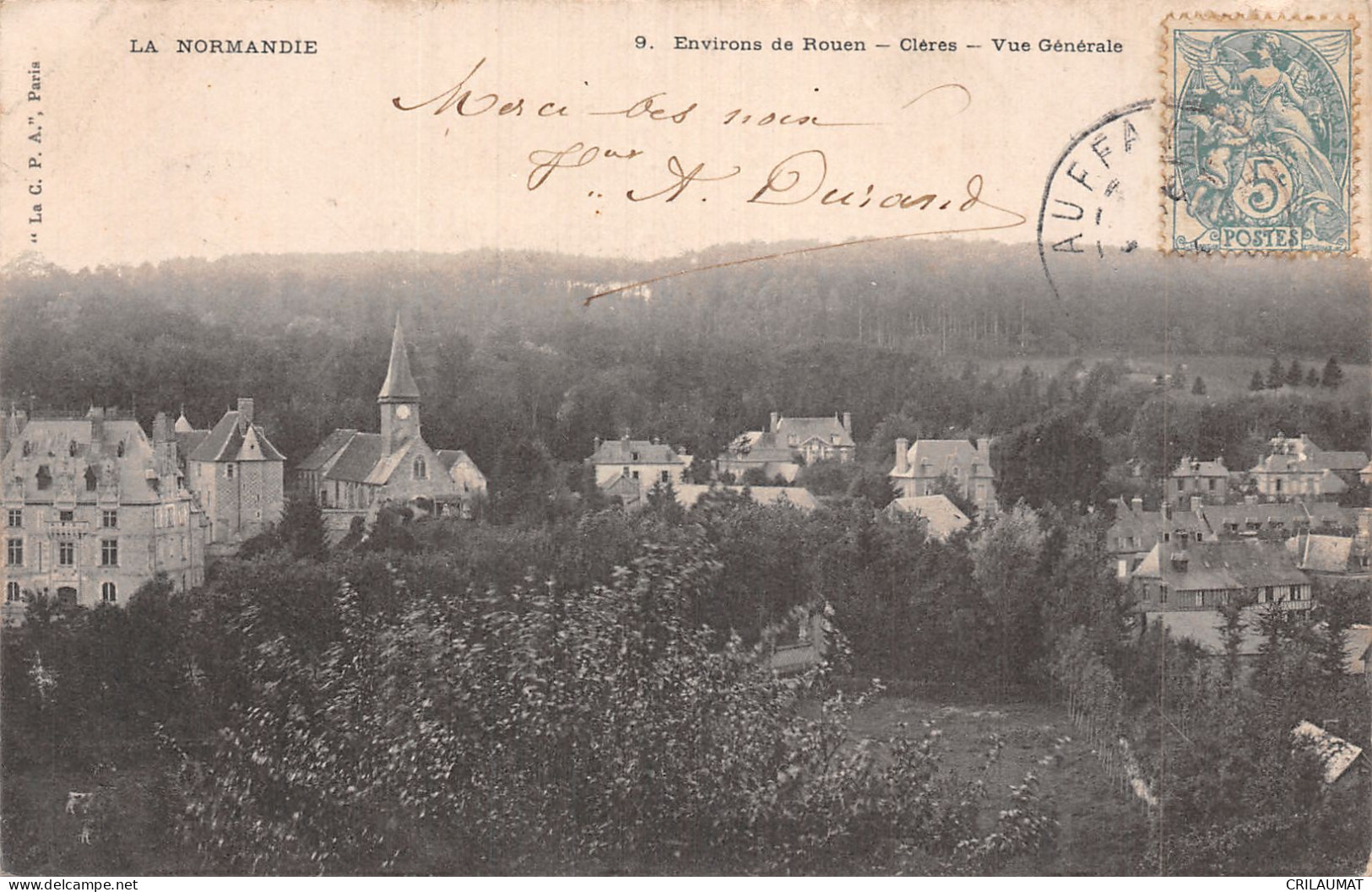 76-CLERES-N°5140-F/0389 - Clères