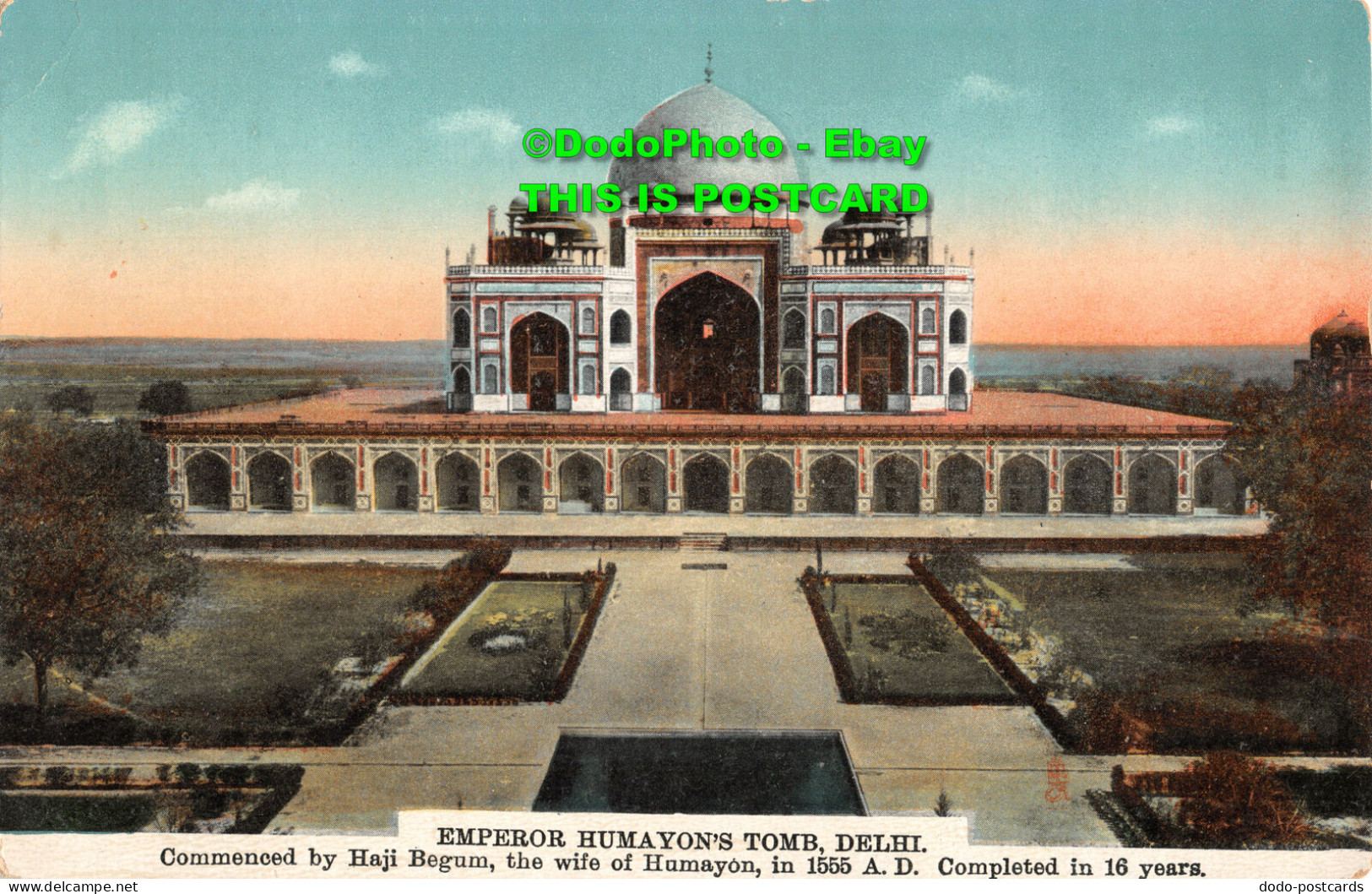 R416889 Emperor Humayons Tomb. Delhi. Haji Begum The Wife Of Humayon In 1555 A. - Monde