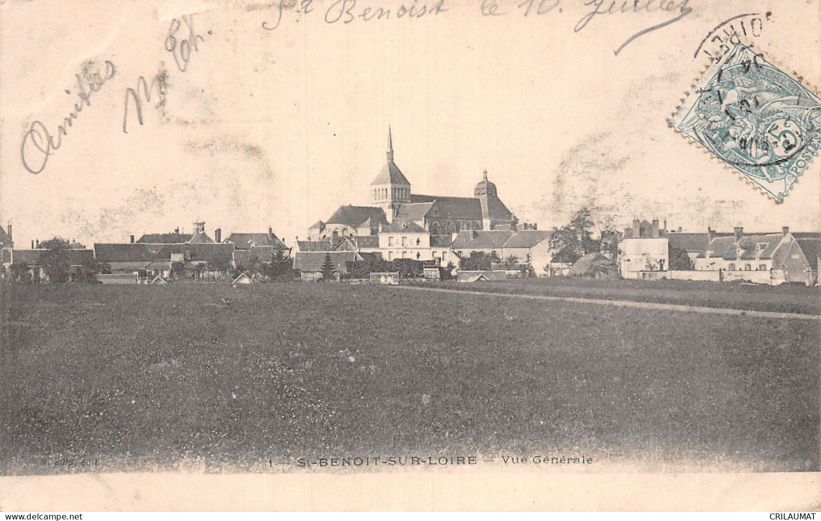 45-SAINT BENOIT SUR LOIRE-N°5140-F/0267 - Andere & Zonder Classificatie