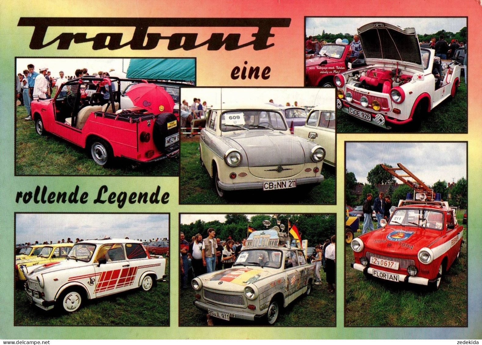 H2305 - TOP Trabant Kennzeichen - Verlag Thomas Böttger - Turismo