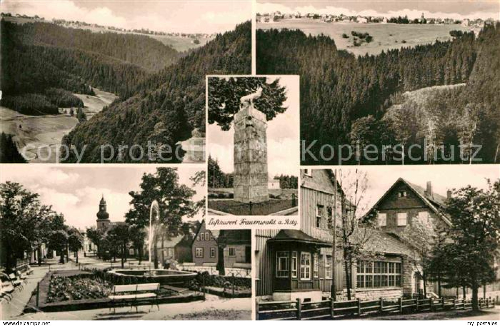 72728736 Frauenwald Thueringen Landschaftspanorama Monument Hirsch Skulptur Spri - Andere & Zonder Classificatie