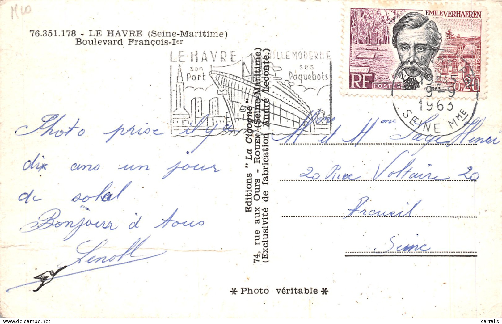 76-LE HAVRE-N°4193-A/0163 - Sin Clasificación