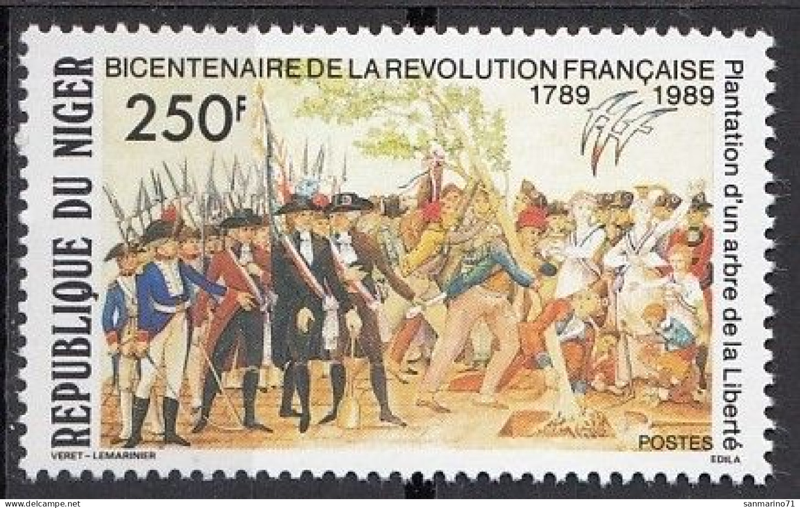 NIGER 1065,unused - Franz. Revolution