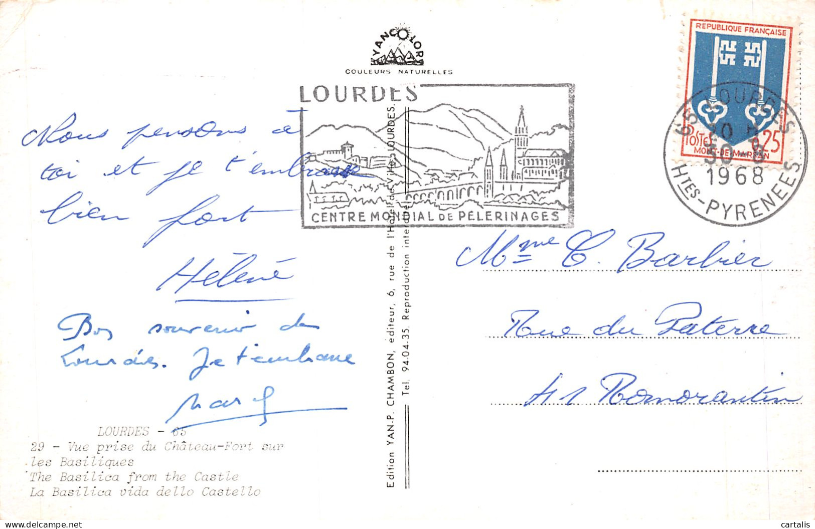 65-LOURDES-N°4193-A/0085 - Lourdes