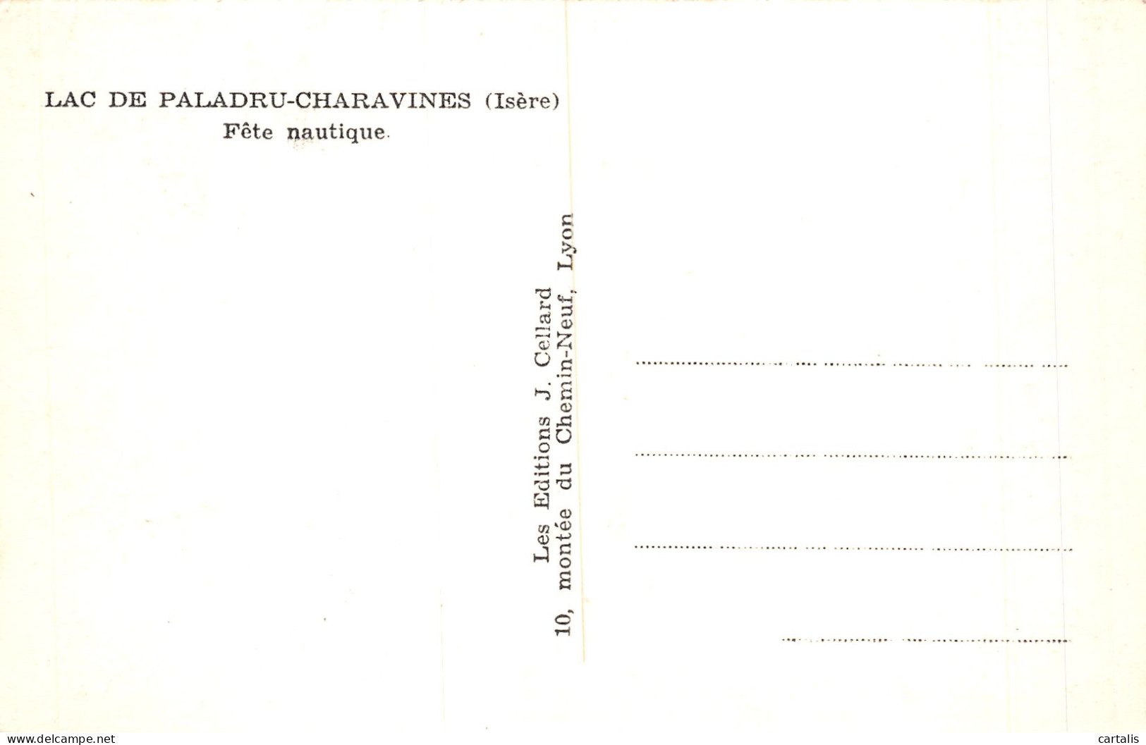 38-LAC DE PALADRU CHARAVINES-N°4193-A/0013 - Other & Unclassified