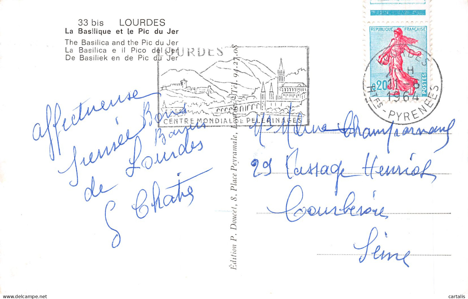 65-LOURDES-N°4193-A/0007 - Lourdes