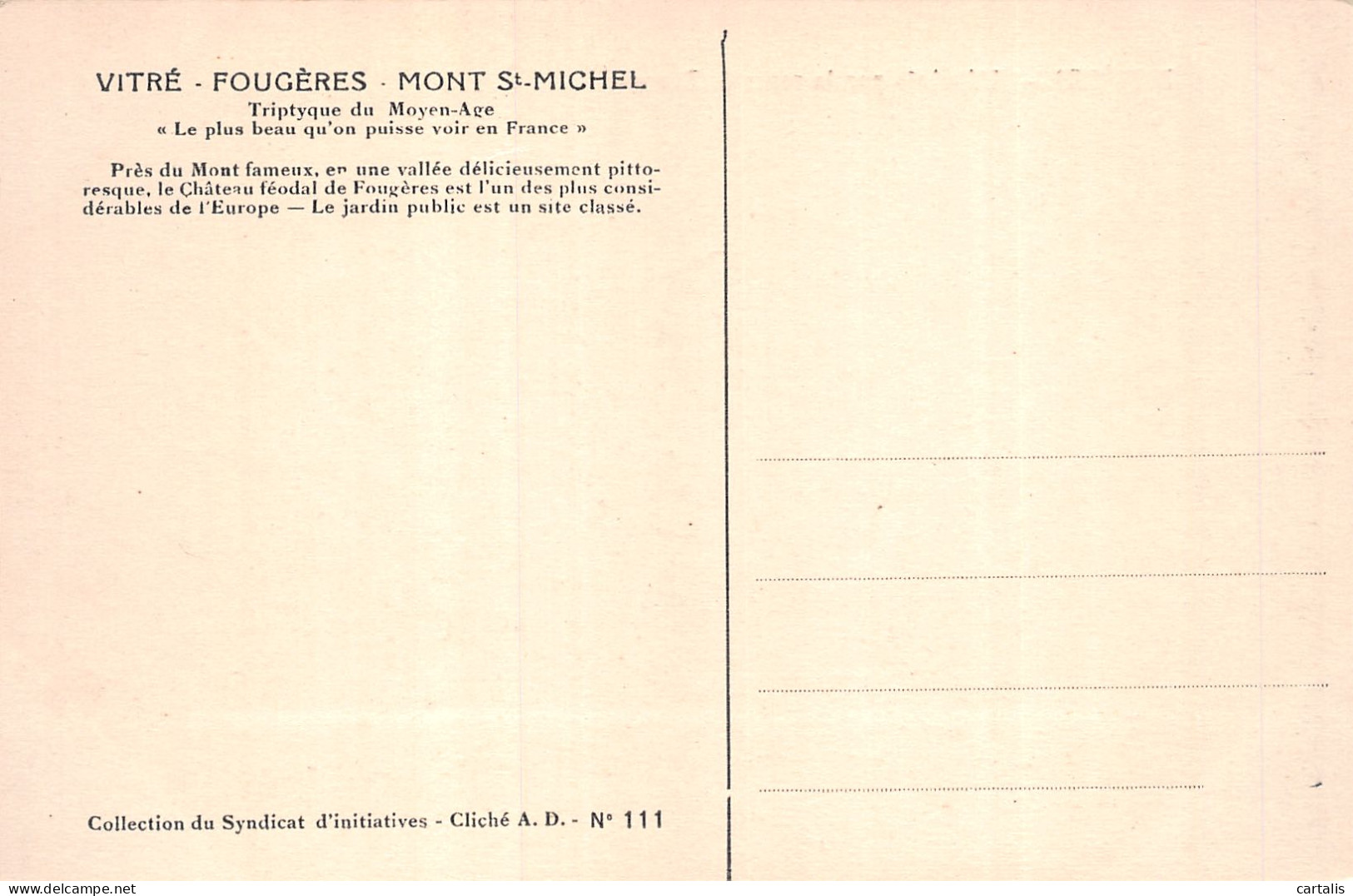 35-FOUGERES-N°4192-H/0361 - Fougeres