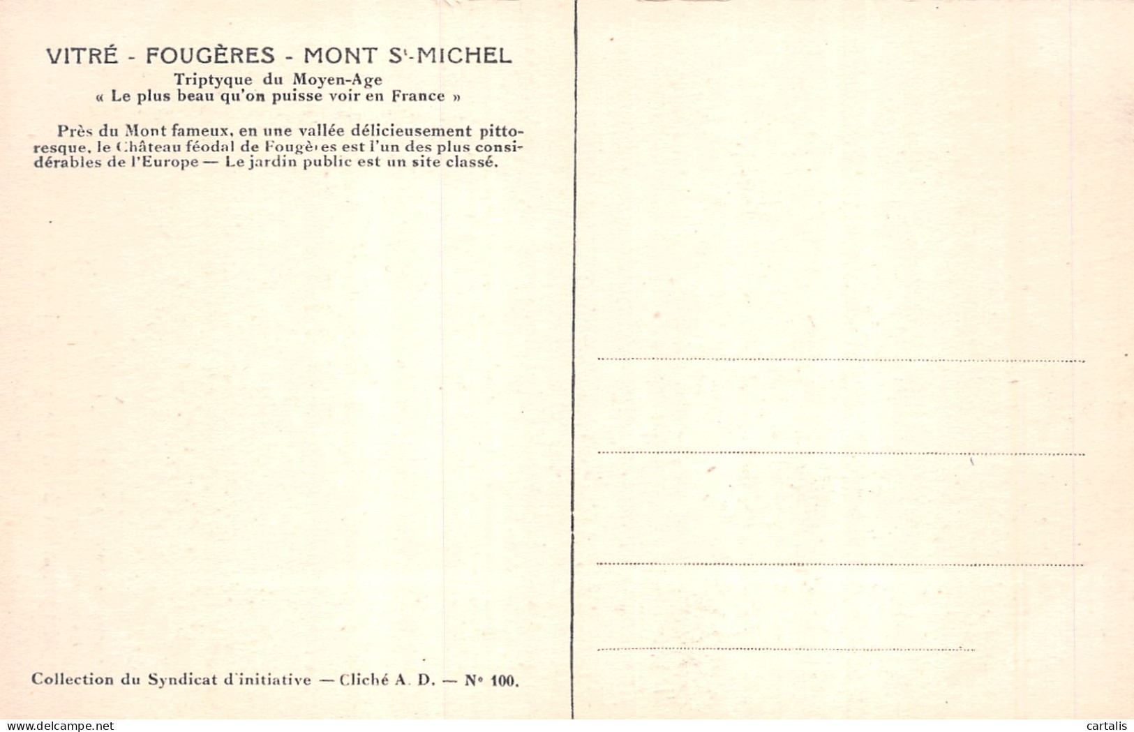35-FOUGERES-N°4192-H/0347 - Fougeres