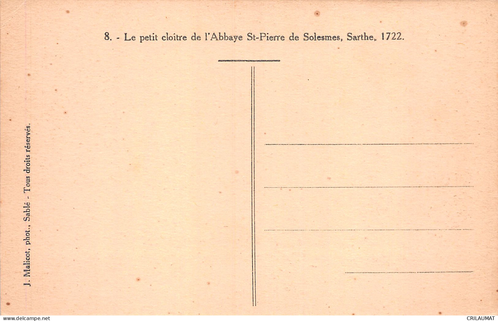 72-SAINT PIERRE DE SOLESMES-N°5141-B/0243 - Other & Unclassified