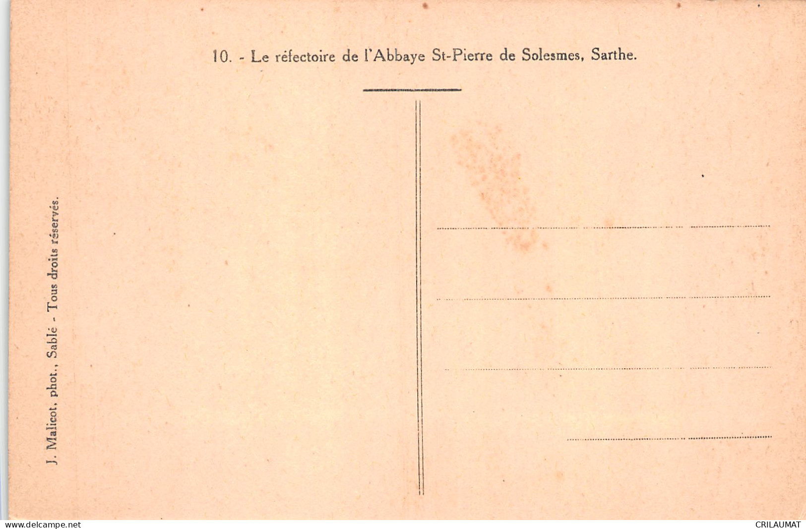 72-SAINT PIERRE DE SOLESMES-N°5141-B/0239 - Other & Unclassified