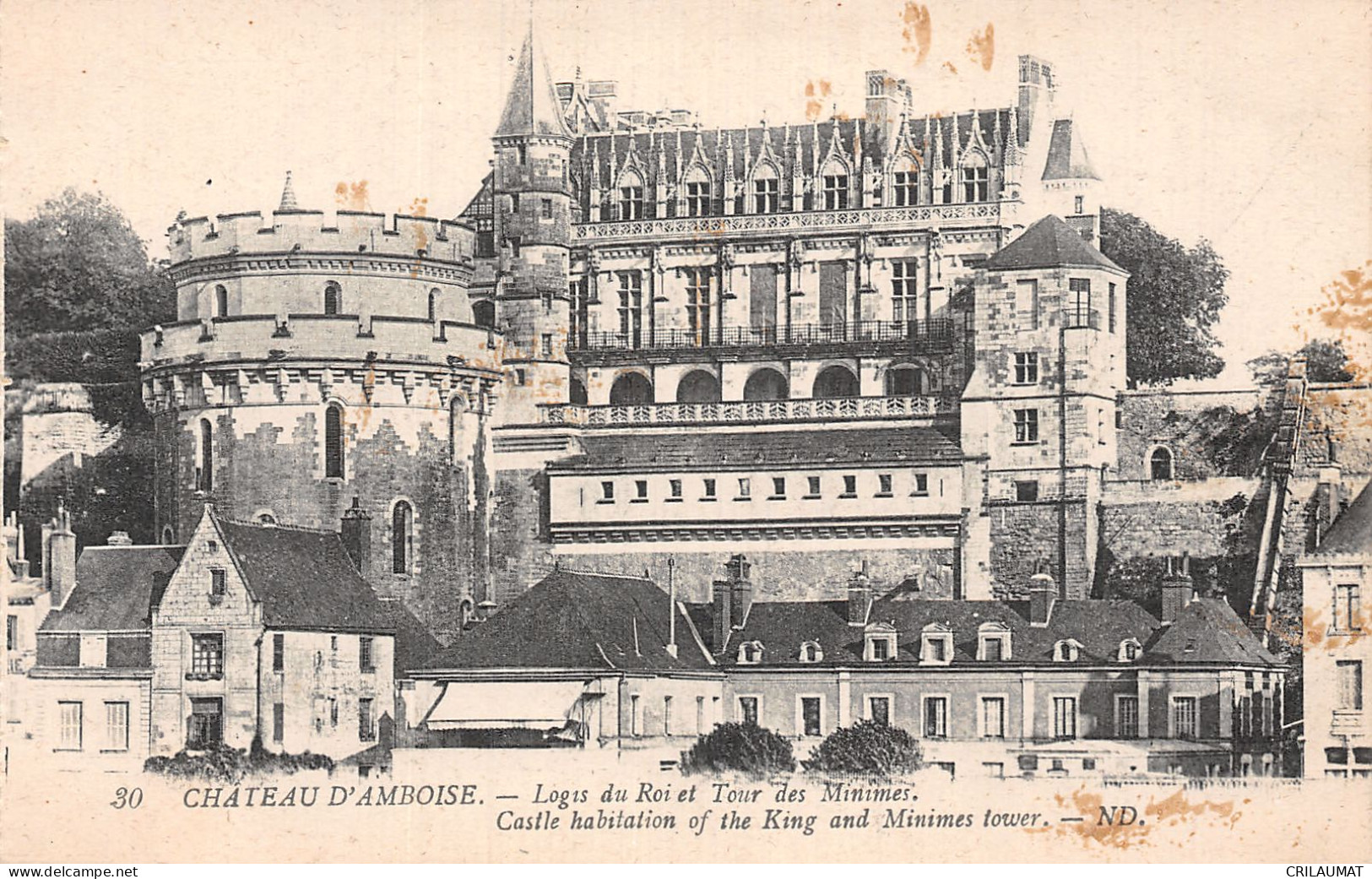 37-AMBOISE LE CHÂTEAU-N°5141-B/0163 - Amboise