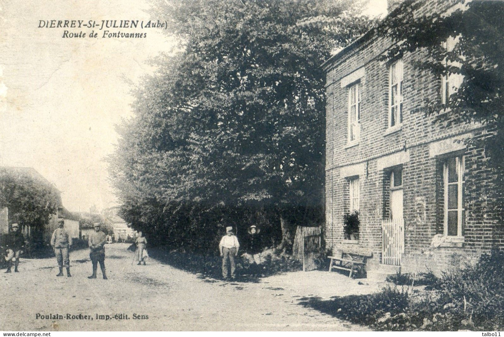 10 - Dierrey-st-Julien - Route De Fontvannes - Autres & Non Classés