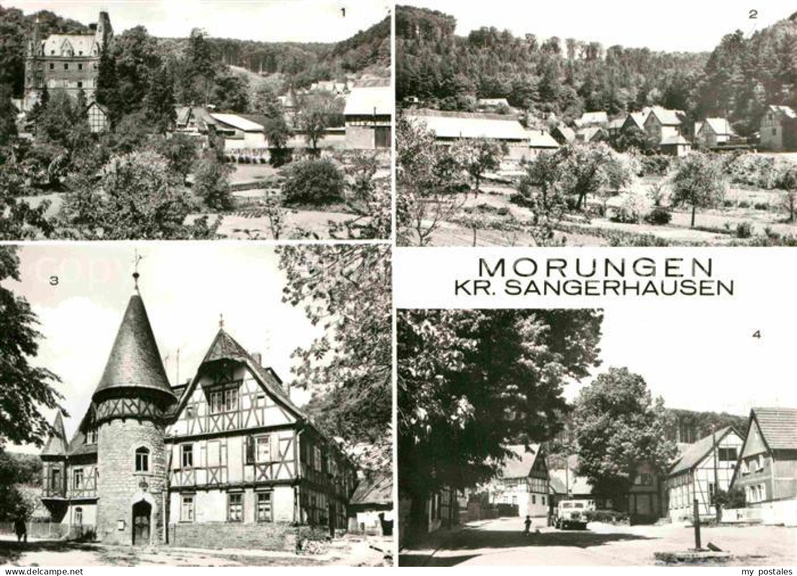 72728627 Morungen Teilansichten Rat Der Gemeinde Dorfplatz Morungen - Sangerhausen