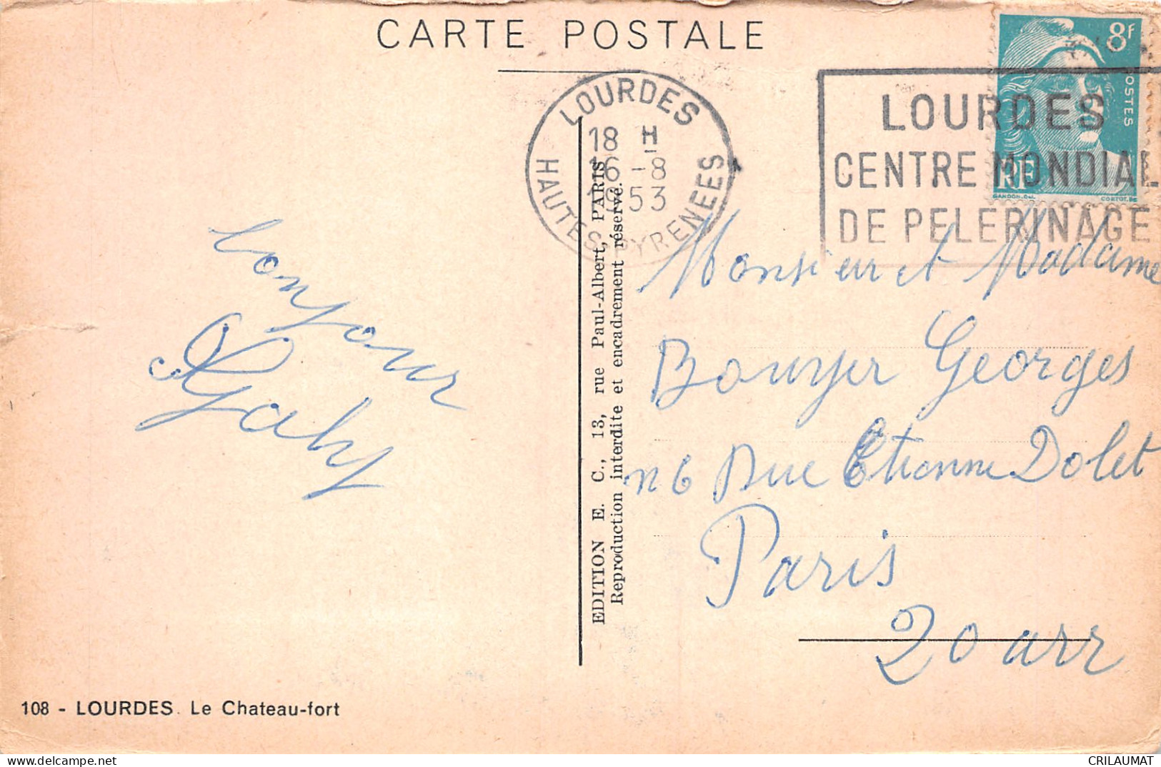 65-LOURDES-N°5140-H/0151 - Lourdes