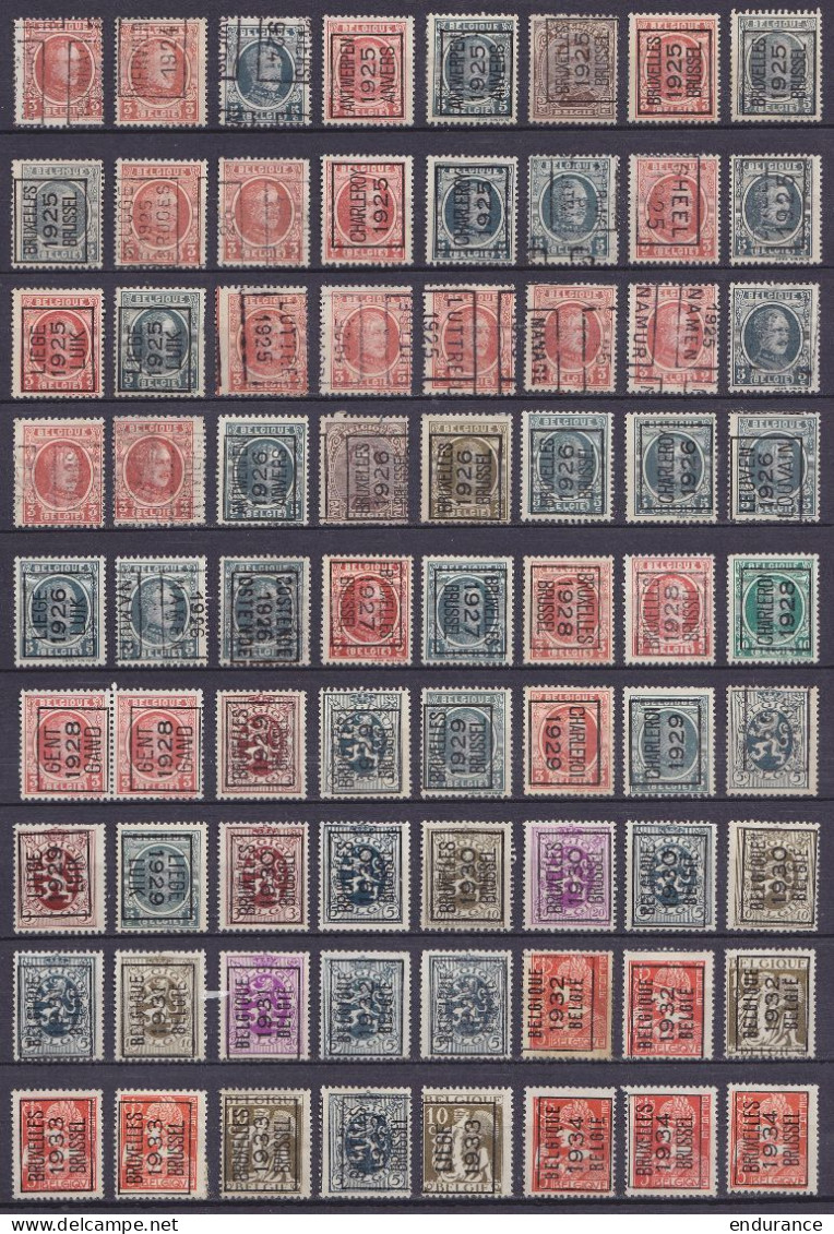 Lot De 338 Timbres PREO - Toutes époques - Principalement (*) - Voir Scans - Andere & Zonder Classificatie