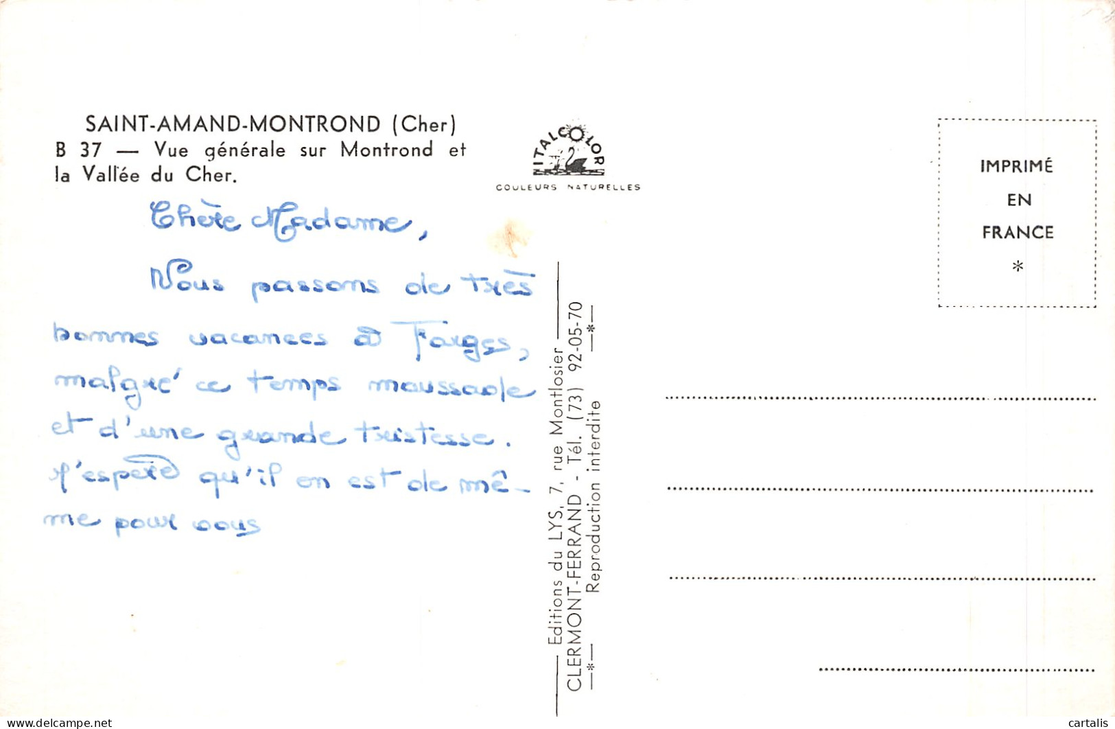 18-SAINT AMAND MONTROND-N°4193-E/0115 - Saint-Amand-Montrond