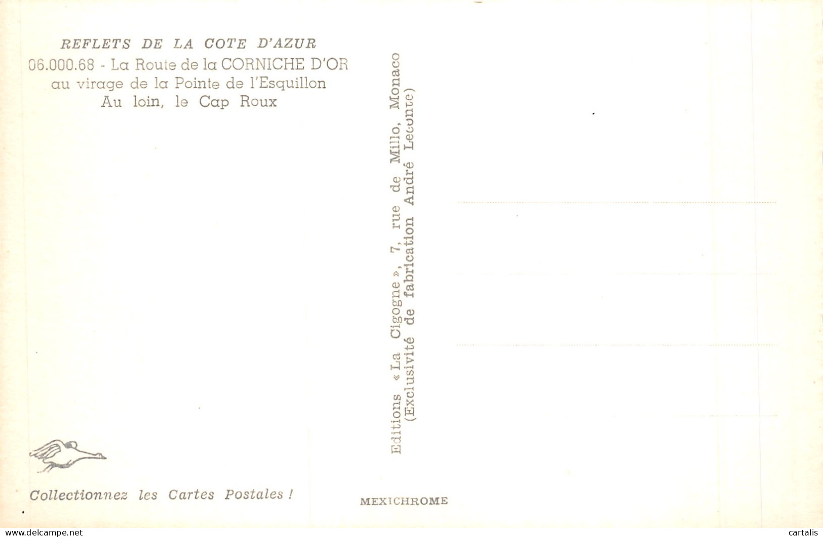 83-ROUTE DE LA CORNICHE D OR-N°4193-E/0053 - Other & Unclassified