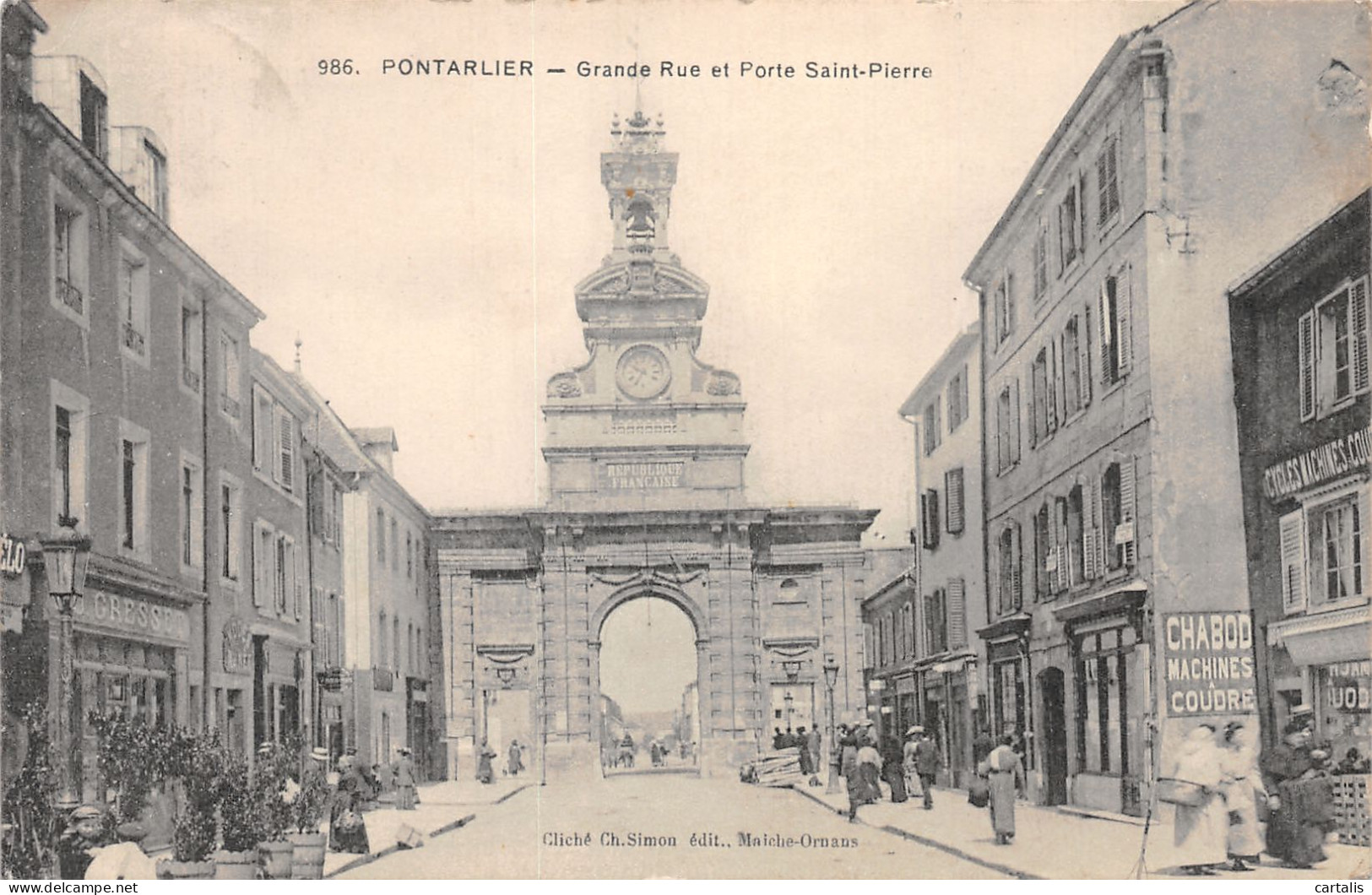 25-PONTARLIER-N°4193-E/0015 - Pontarlier