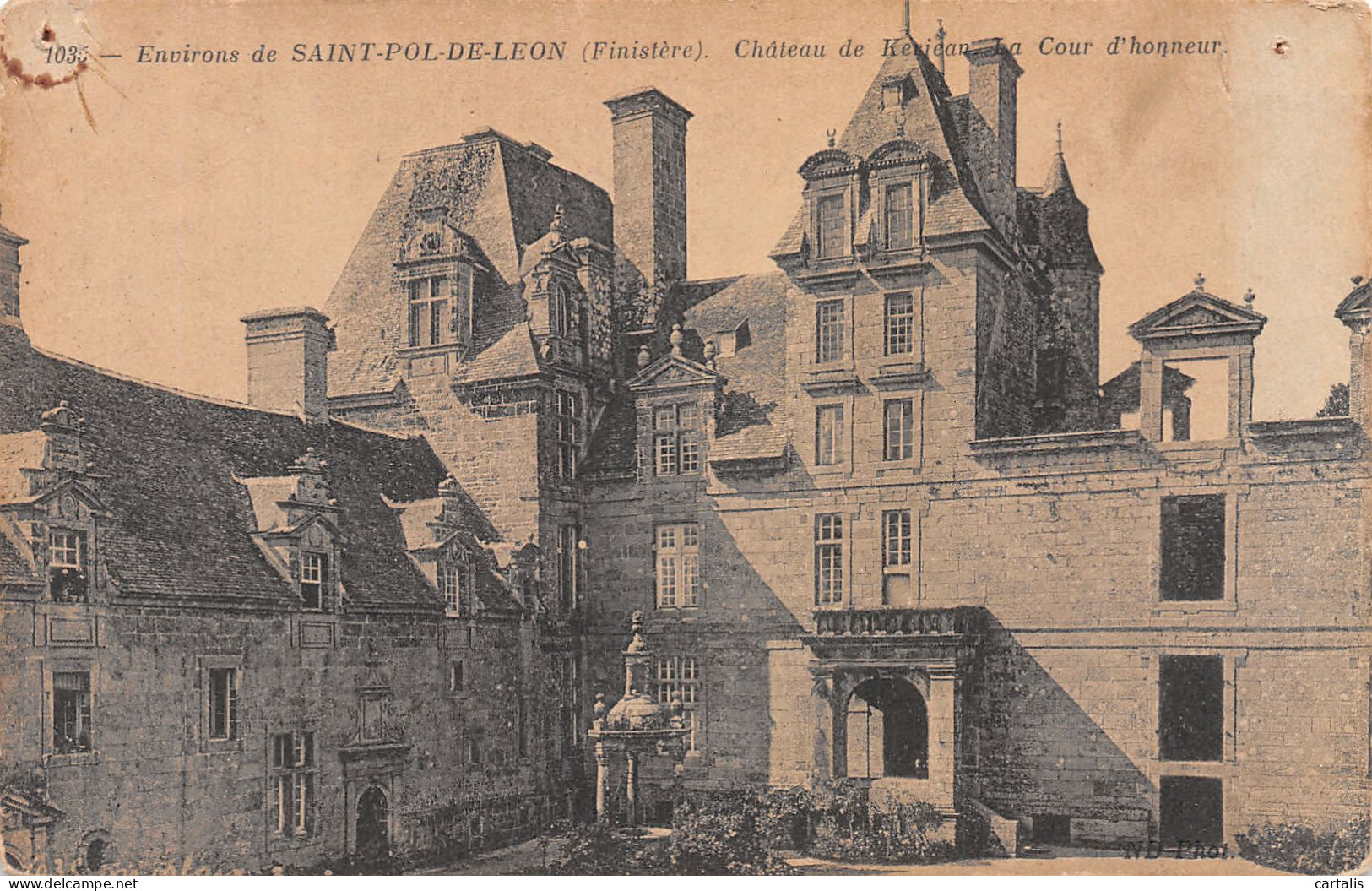 29-SAINT VOUGAY CHATEAU DE KERJEAN-N°4193-D/0157 - Saint-Vougay