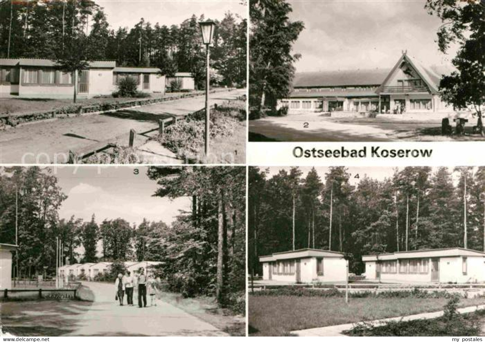 72728513 Koserow Ostseebad Usedom Forstferienobjekt Damerow Bungalows Gaststaett - Autres & Non Classés