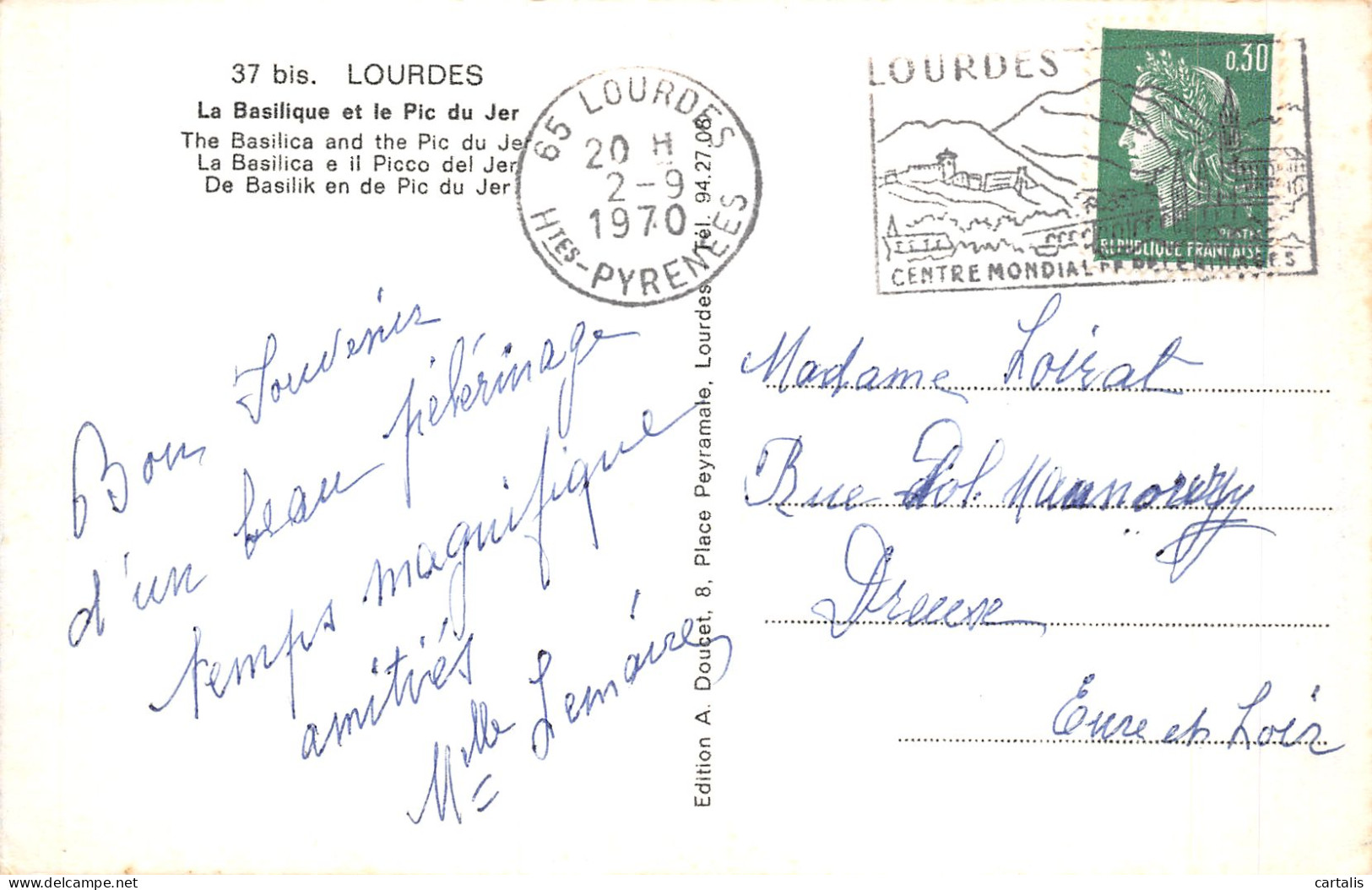 65-LOURDES-N°4193-C/0285 - Lourdes