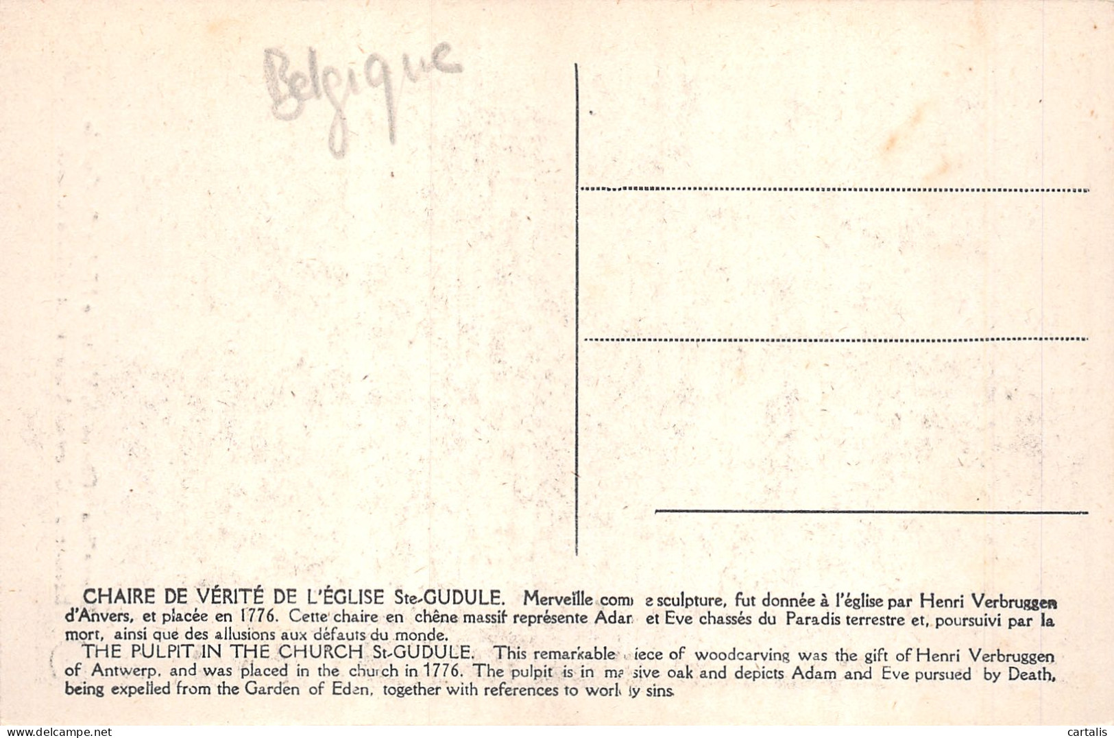 ET-BELGIQUE BRUXELLES-N°4193-C/0177 - Otros & Sin Clasificación