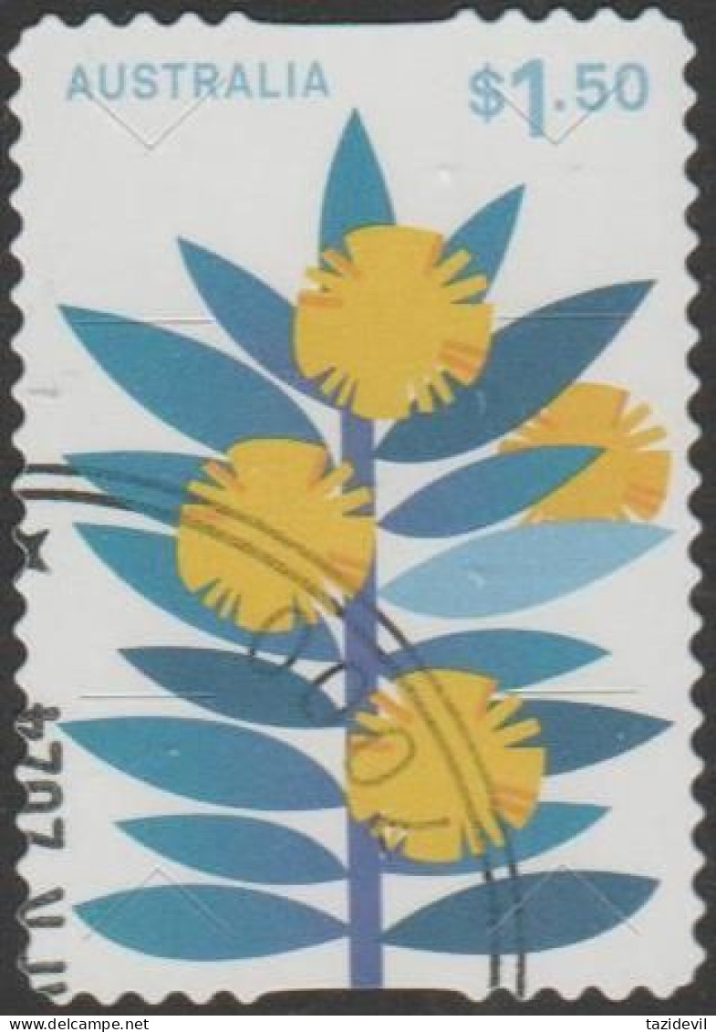 AUSTRALIA - DIE-CUT-USED 2024 $1.50 Special Occasions - Wattle Tree - Used Stamps