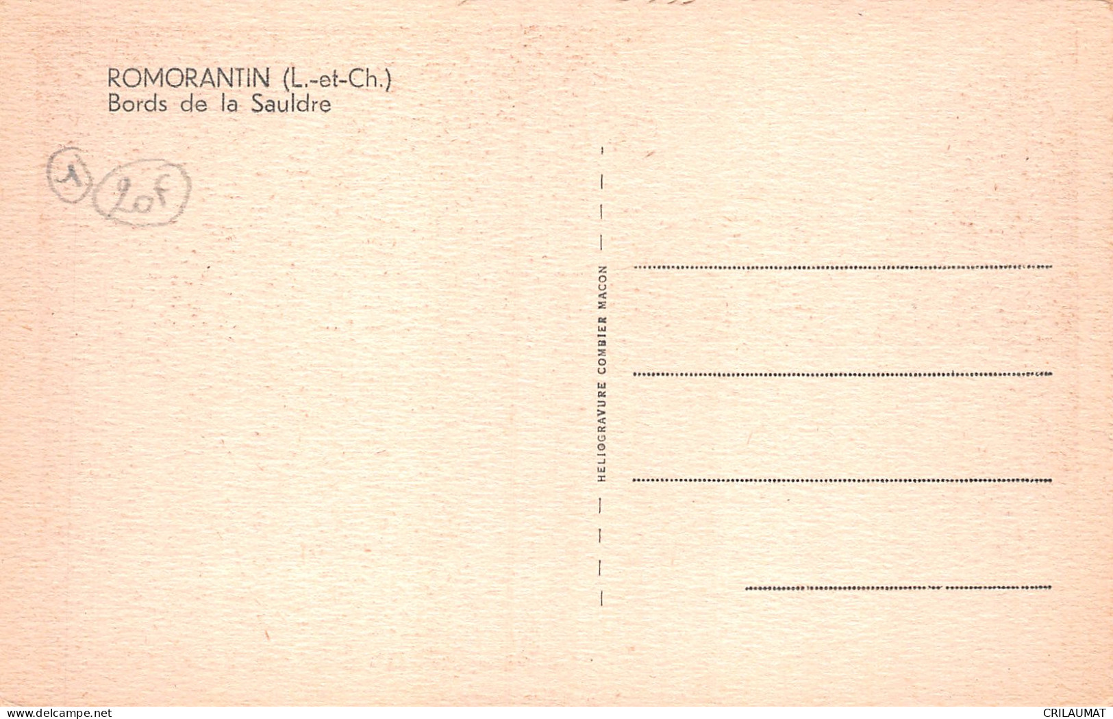 41-ROMORANTIN-N°5141-E/0081 - Romorantin