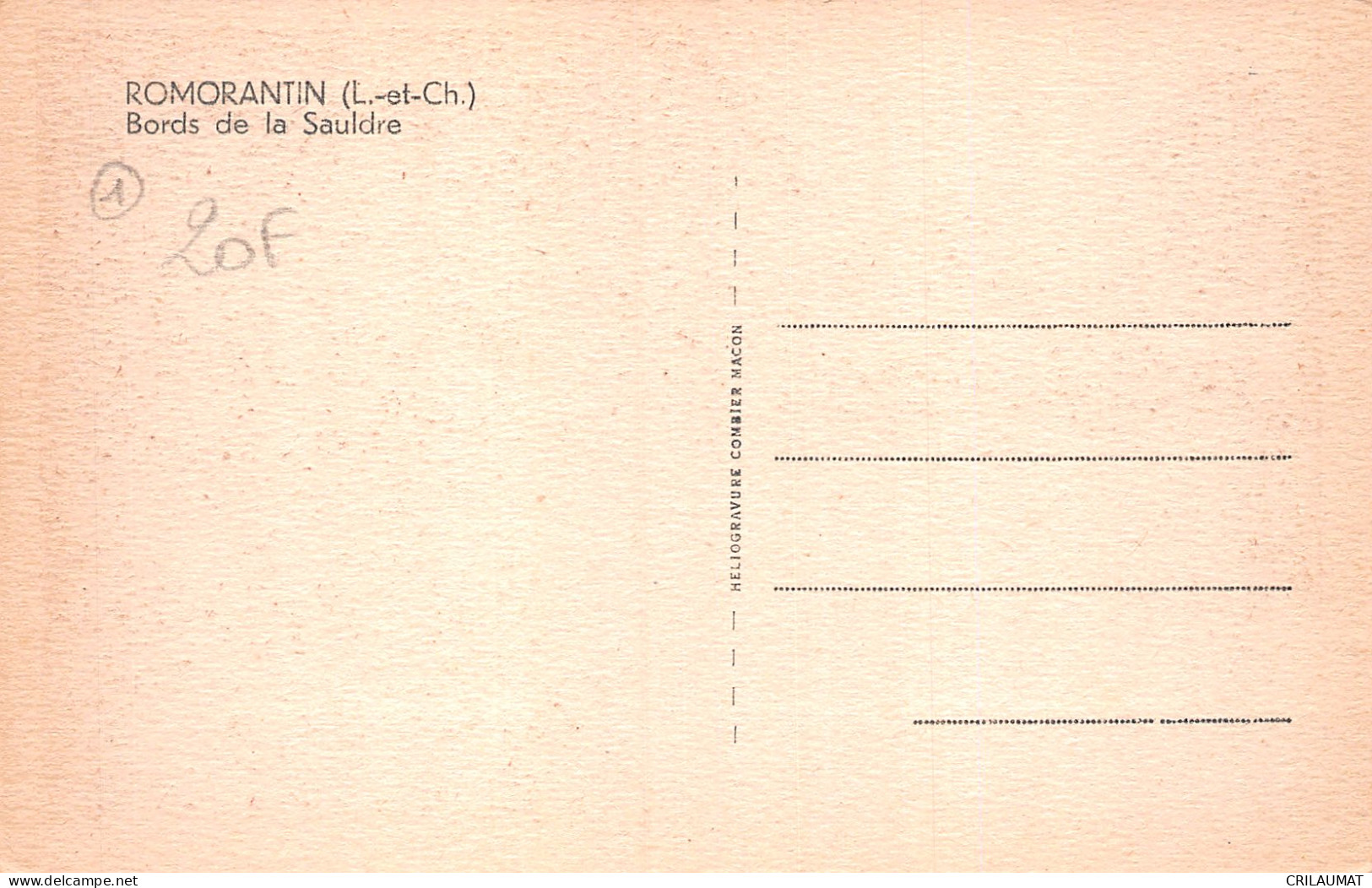 41-ROMORANTIN-N°5141-E/0027 - Romorantin