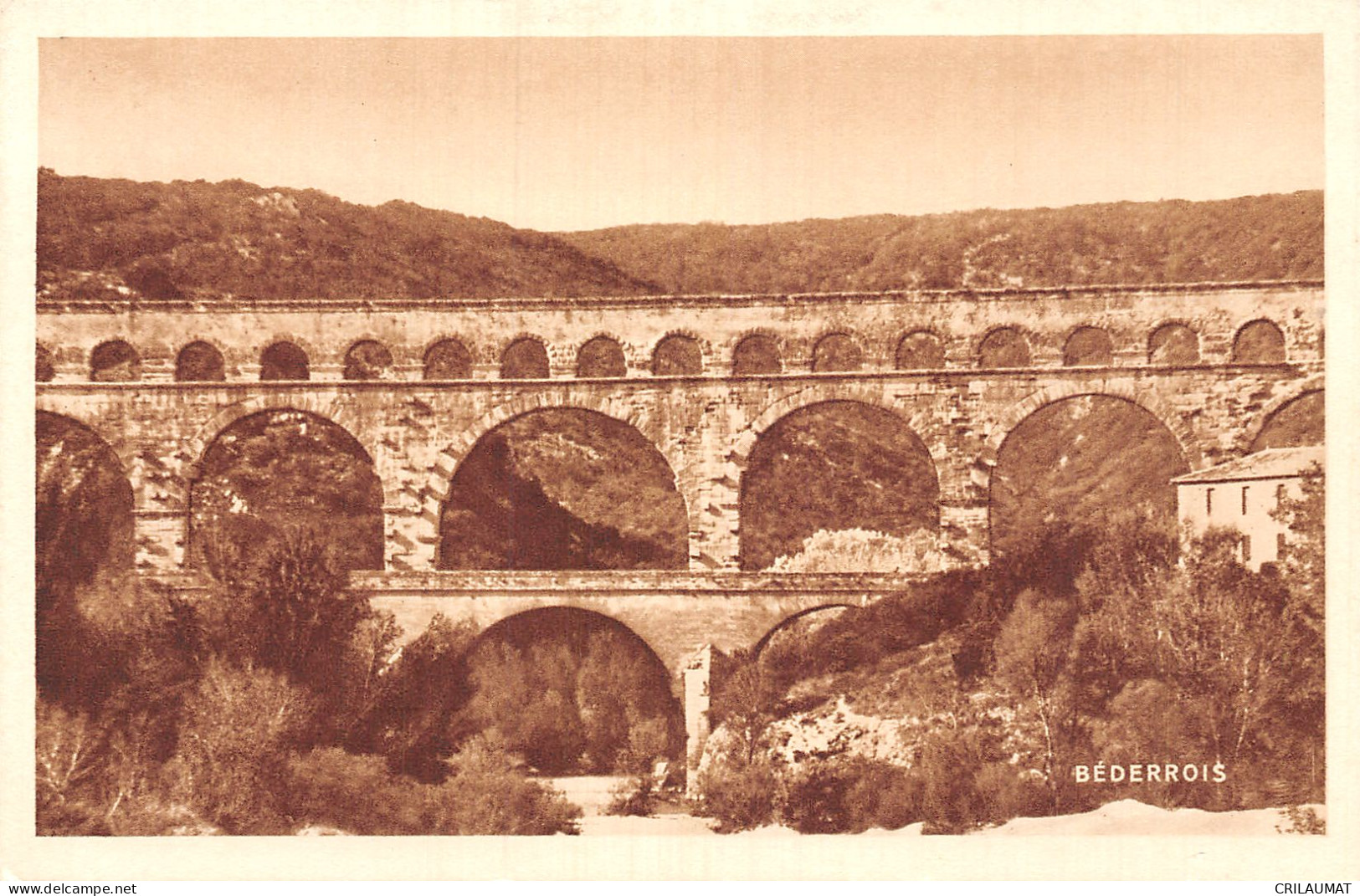 30-PONT DU GARD LE VIEUX MOULIN-N°5141-E/0015 - Other & Unclassified