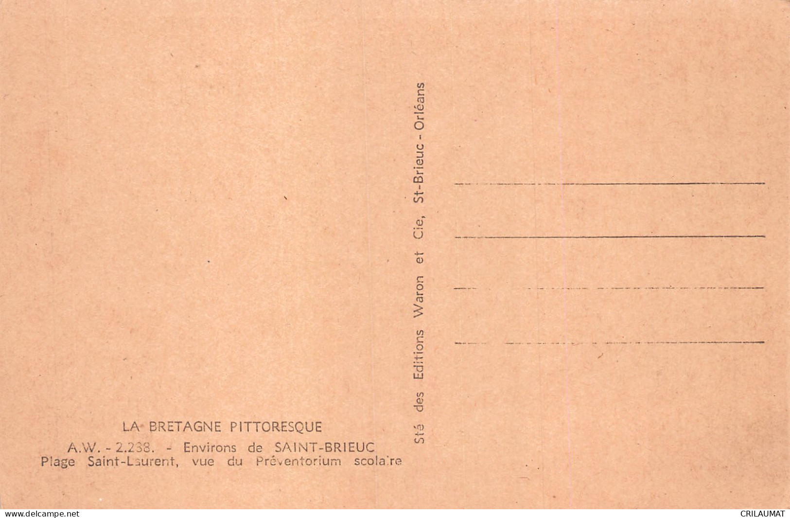 22-SAINT LAURENT LA PLAGE-N°5141-E/0021 - Altri & Non Classificati