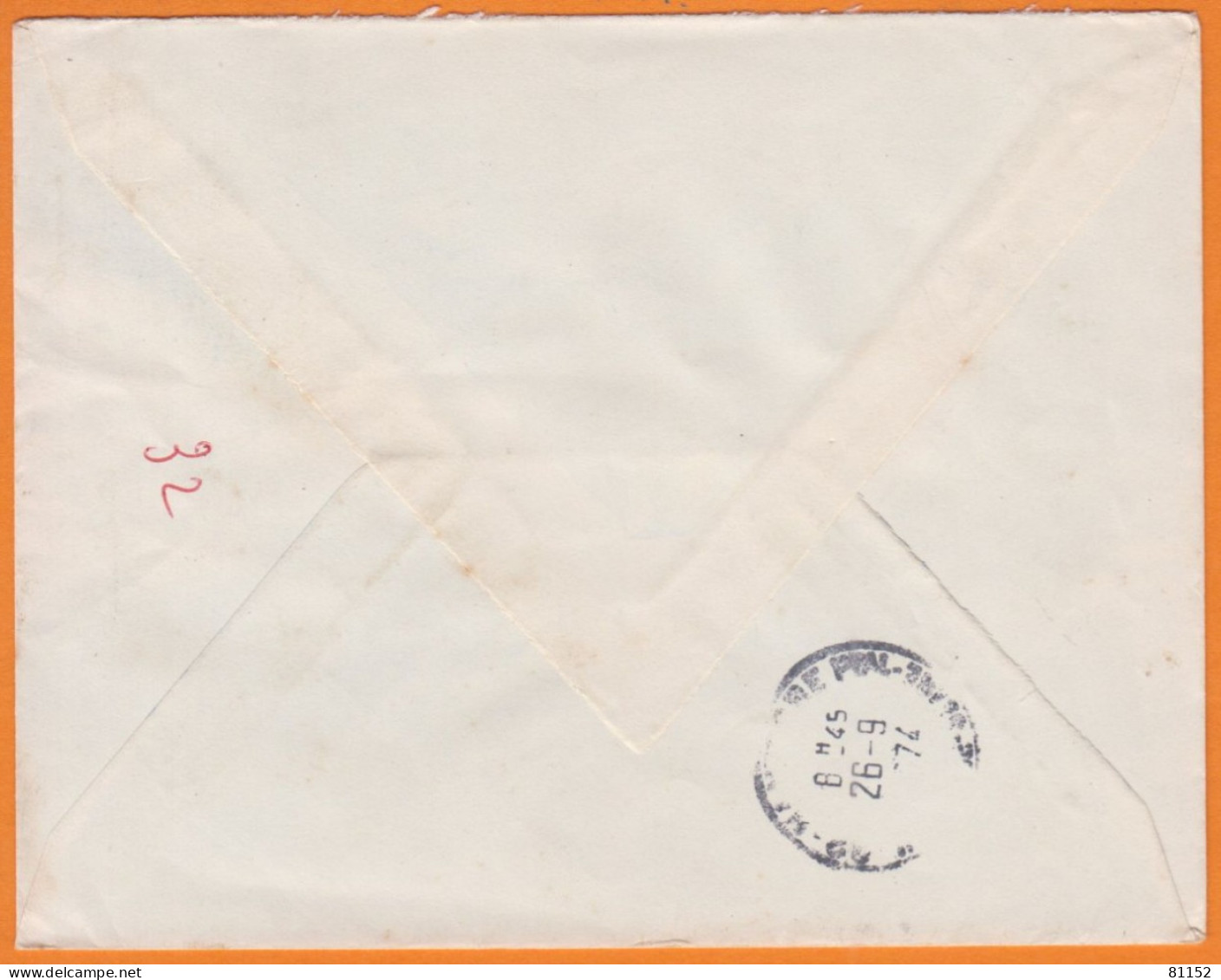 Algérie Lettre Recommandée De SEDDOUK 1974  Avec Compo De 4  Timbres Pour 92 NANTERRE Dont Une PAIRE - Argelia (1962-...)