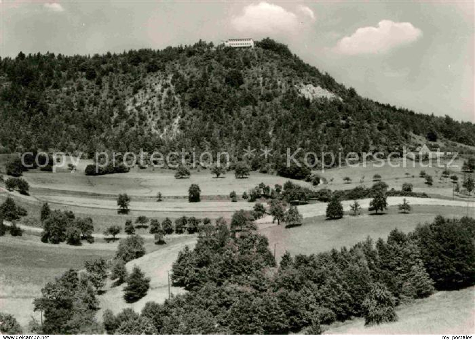 72728439 Saalfeld Saale Panorama Blick Auf Konsum Gaststaette Kulmberghaus Saalf - Saalfeld