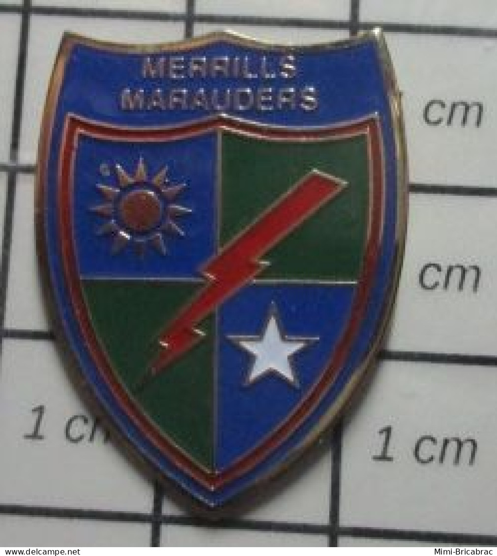 912B Pin's Pins / Beau Et Rare / MILITARIA / TROUPES D'ELITE BIRMANIE MERRILL'S MARAUDERS - Army