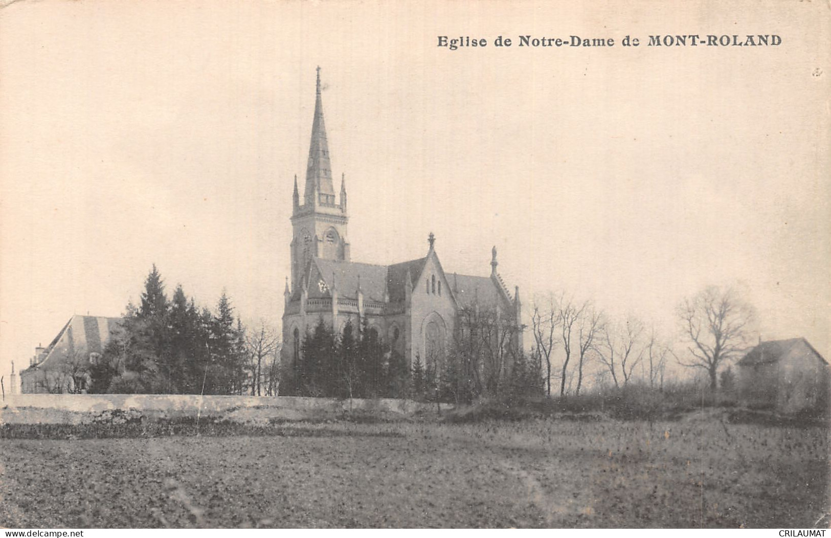 39-MONT ROLAND EGLISE NOTRE DAME-N°5141-D/0031 - Autres & Non Classés